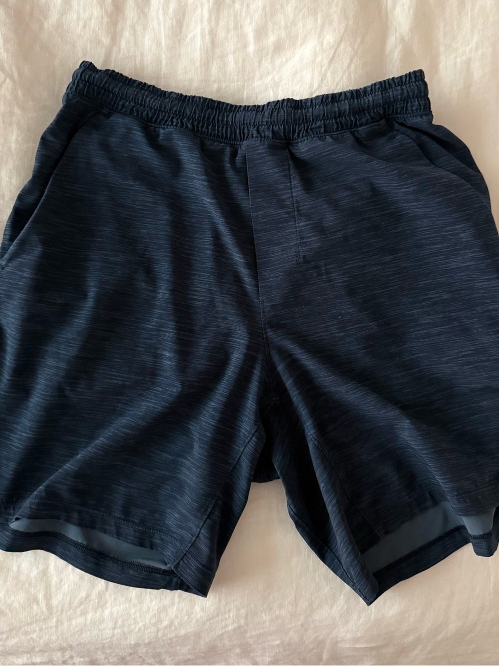 lululemon athletica Men's Navy Heather Athletic Shorts